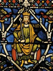Dávid király (Cathedral, Canterbury, Kent, Gran Bretana)